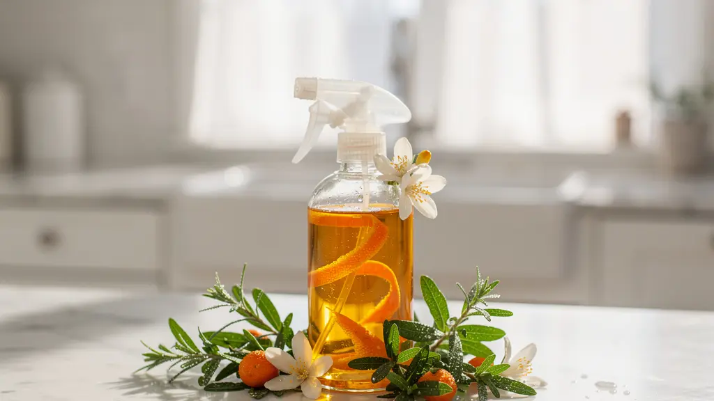 Preparación de agua de florida con ruda para protección energética