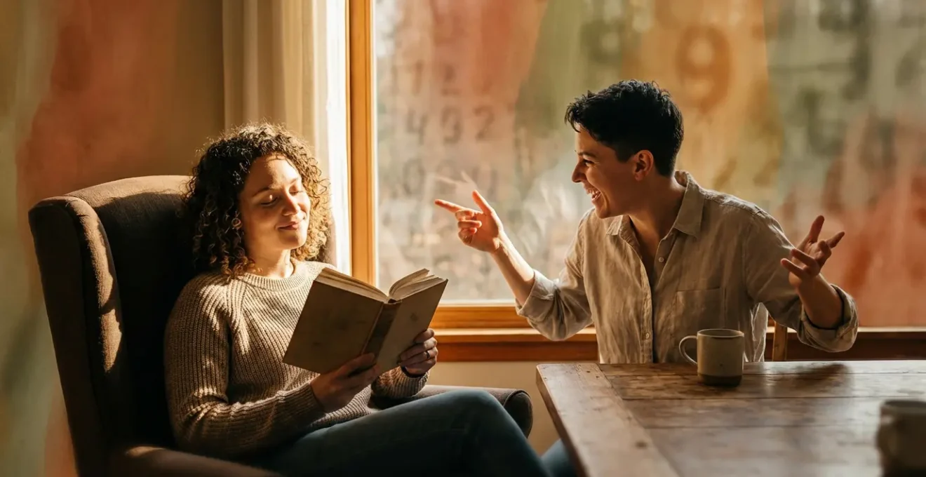 Pareja complementaria con energías numerológicas opuestas en armonía